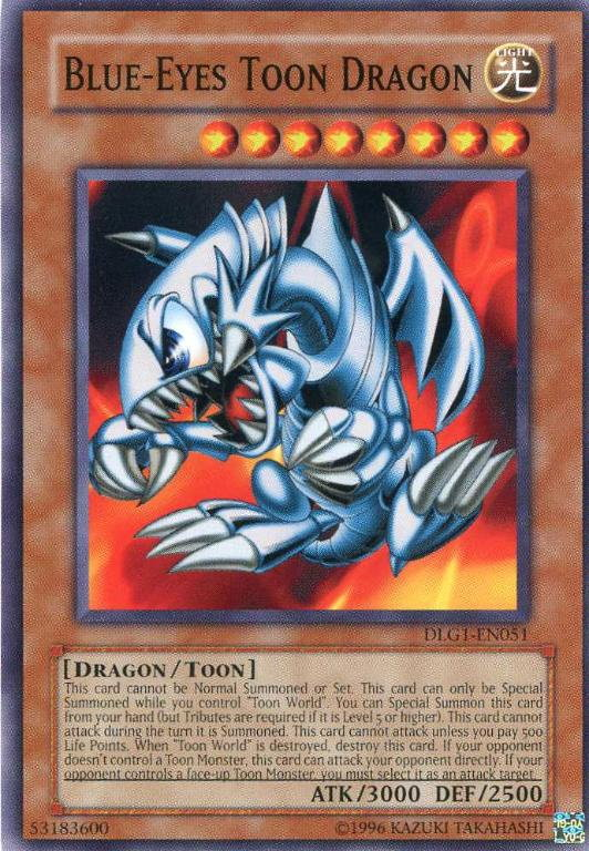 Blue-Eyes Toon Dragon [DLG1-EN051] Common | Gam3 Escape