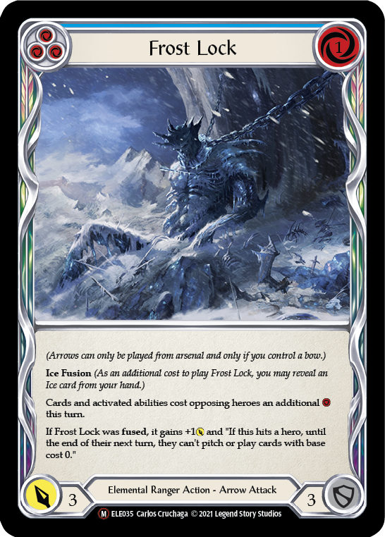 Frost Lock [U-ELE035] Unlimited Rainbow Foil | Gam3 Escape