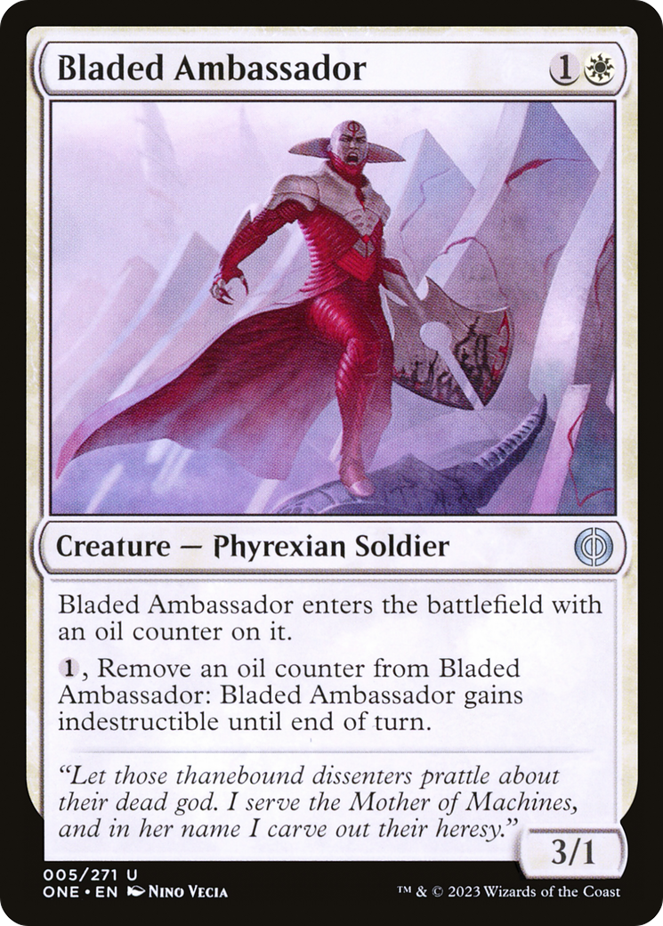 Bladed Ambassador [Phyrexia: All Will Be One] | Gam3 Escape