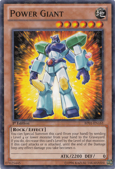 Power Giant [BP01-EN161] Starfoil Rare | Gam3 Escape