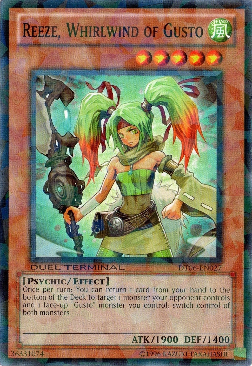 Reeze, Whirlwind of Gusto [DT06-EN027] Common | Gam3 Escape