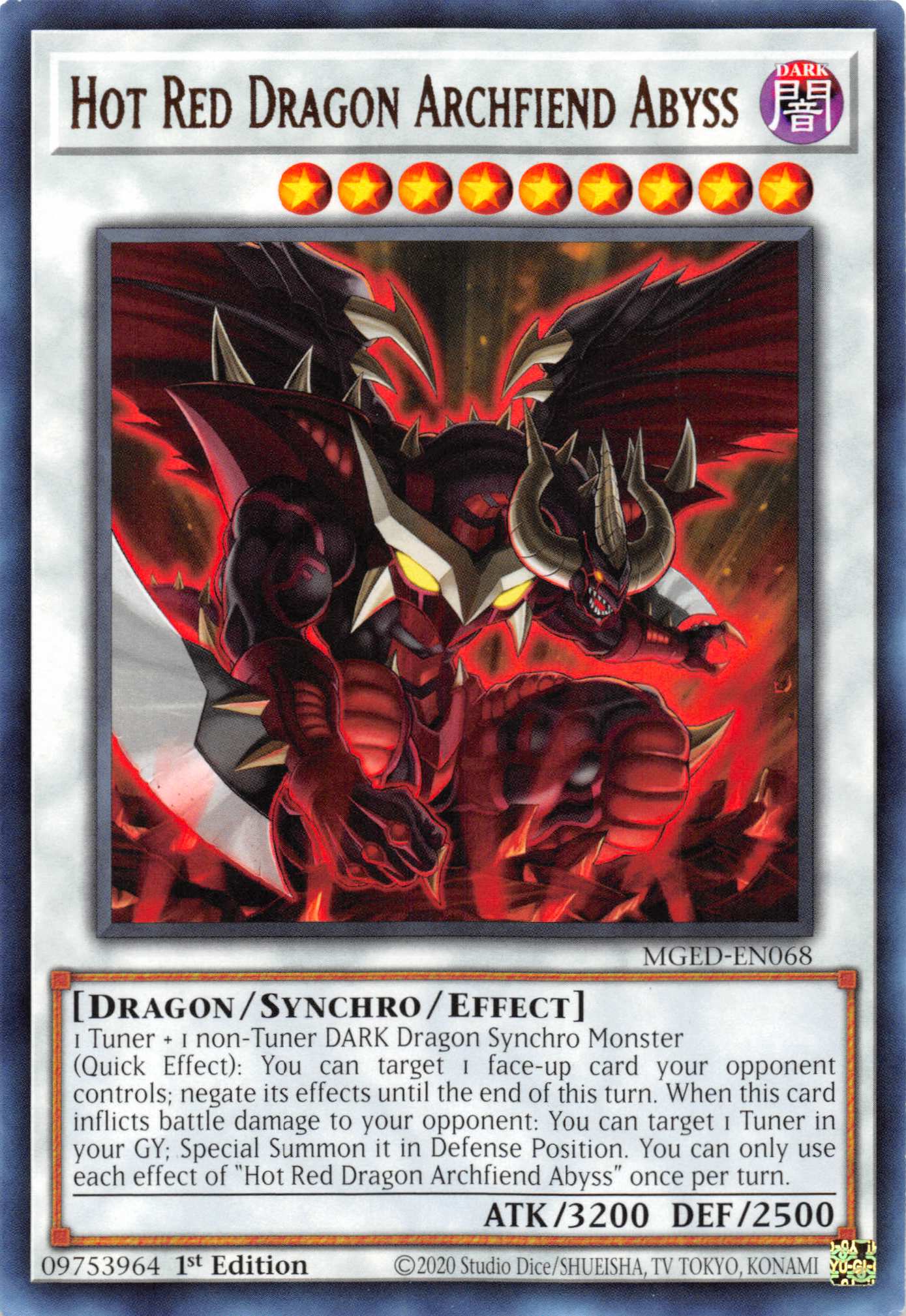 Hot Red Dragon Archfiend Abyss [MGED-EN068] Rare | Gam3 Escape