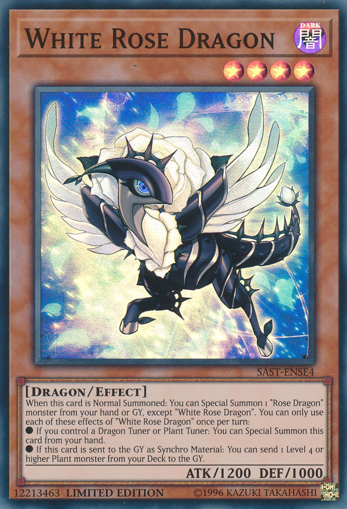 White Rose Dragon [SAST-ENSE4] Super Rare | Gam3 Escape