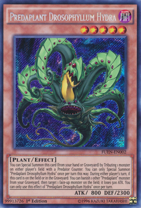 Predaplant Drosophyllum Hydra [FUEN-EN002] Secret Rare | Gam3 Escape