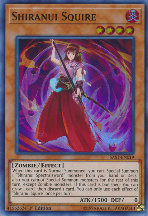Shiranui Squire [SAST-EN019] Super Rare | Gam3 Escape