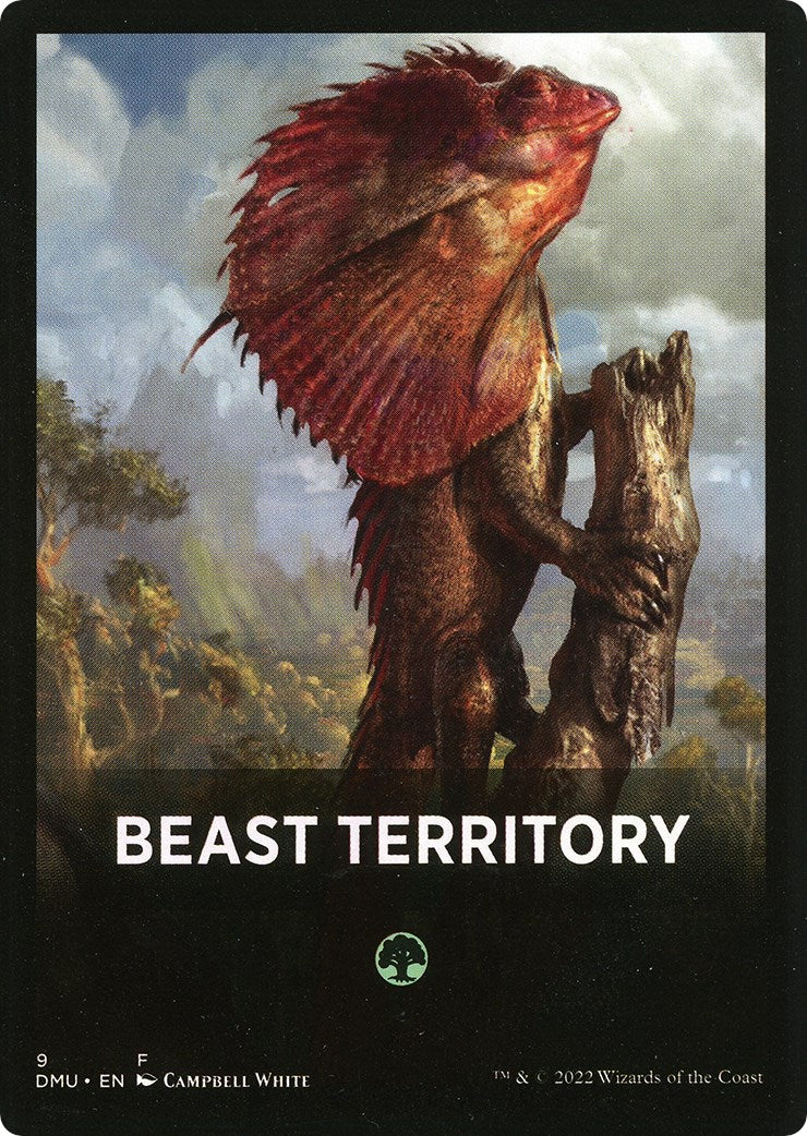 Beast Territory Theme Card [Dominaria United Tokens] | Gam3 Escape
