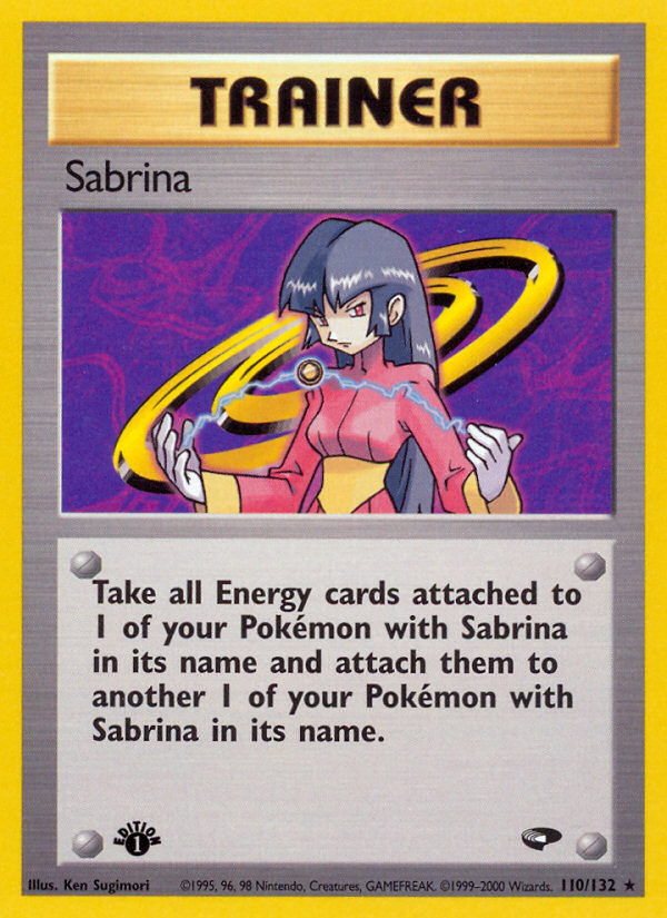 Sabrina (110/132) [Gym Challenge 1st Edition] | Gam3 Escape