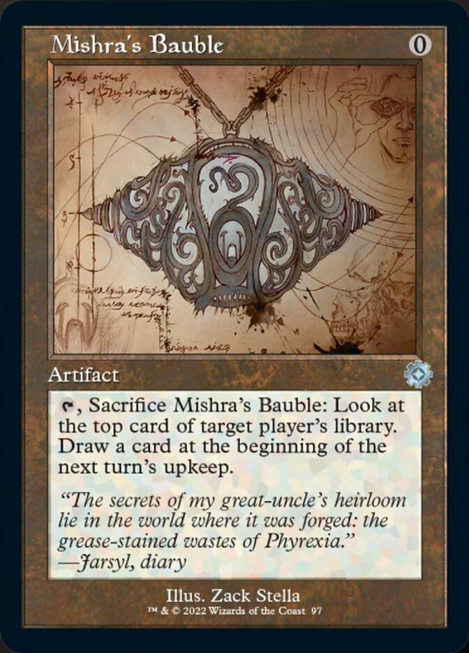 Mishra's Bauble (Retro Schematic) [The Brothers' War Retro Artifacts] | Gam3 Escape