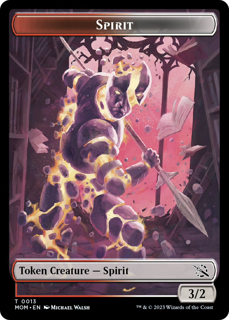 First Mate Ragavan // Spirit (13) Double-Sided Token [March of the Machine Tokens] | Gam3 Escape