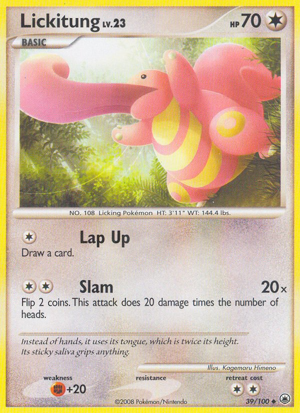 Lickitung (39/100) [Diamond & Pearl: Majestic Dawn] | Gam3 Escape