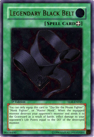 Legendary Black Belt [TLM-EN045] Ultimate Rare | Gam3 Escape