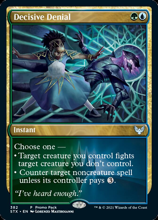 Decisive Denial (Promo Pack) [Strixhaven: School of Mages] | Gam3 Escape