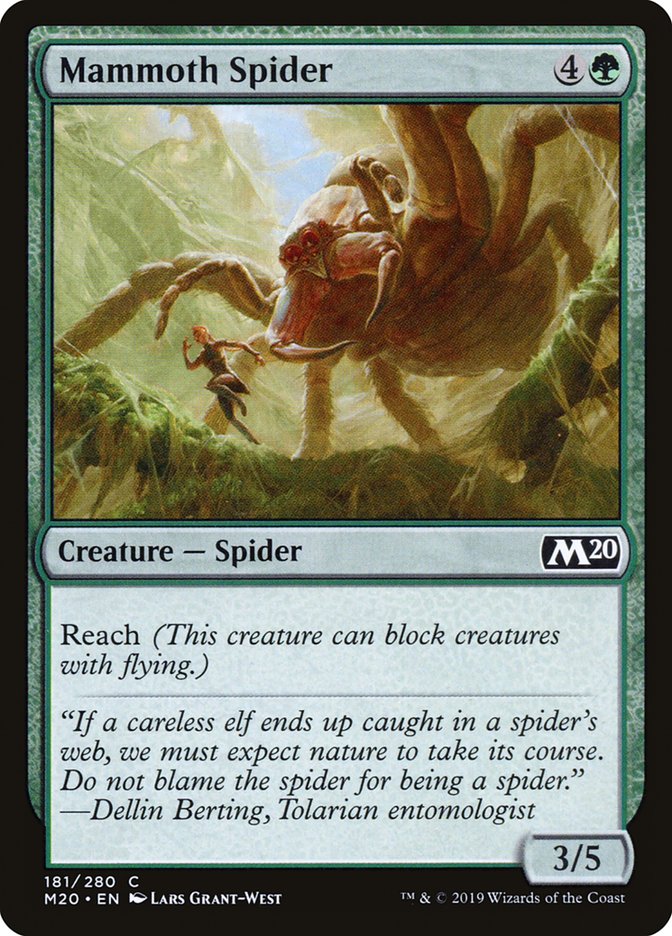 Mammoth Spider [Core Set 2020] | Gam3 Escape