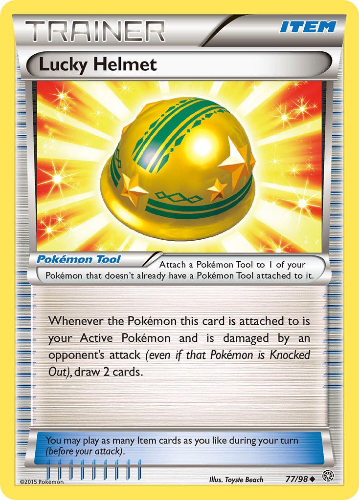 Lucky Helmet (77/98) [XY: Ancient Origins] | Gam3 Escape