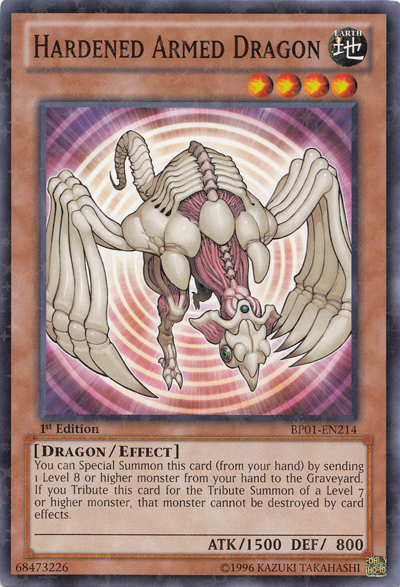 Hardened Armed Dragon [BP01-EN214] Starfoil Rare | Gam3 Escape