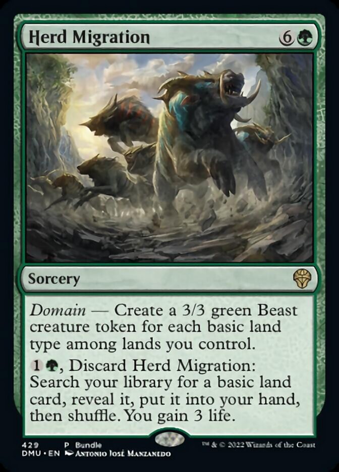 Herd Migration (Bundle) [Dominaria United] | Gam3 Escape