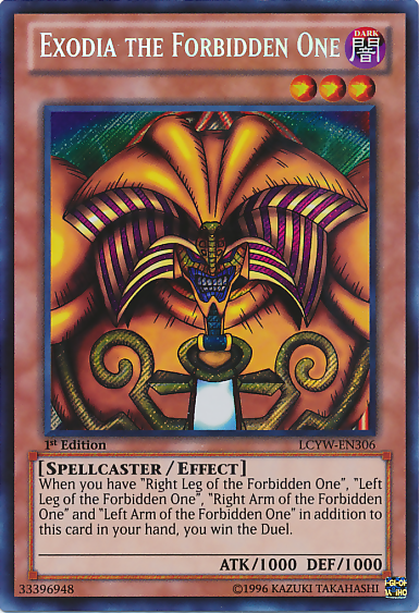 Exodia the Forbidden One [LCYW-EN306] Secret Rare | Gam3 Escape