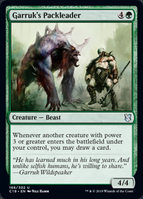 Garruk's Packleader [Commander 2019] | Gam3 Escape