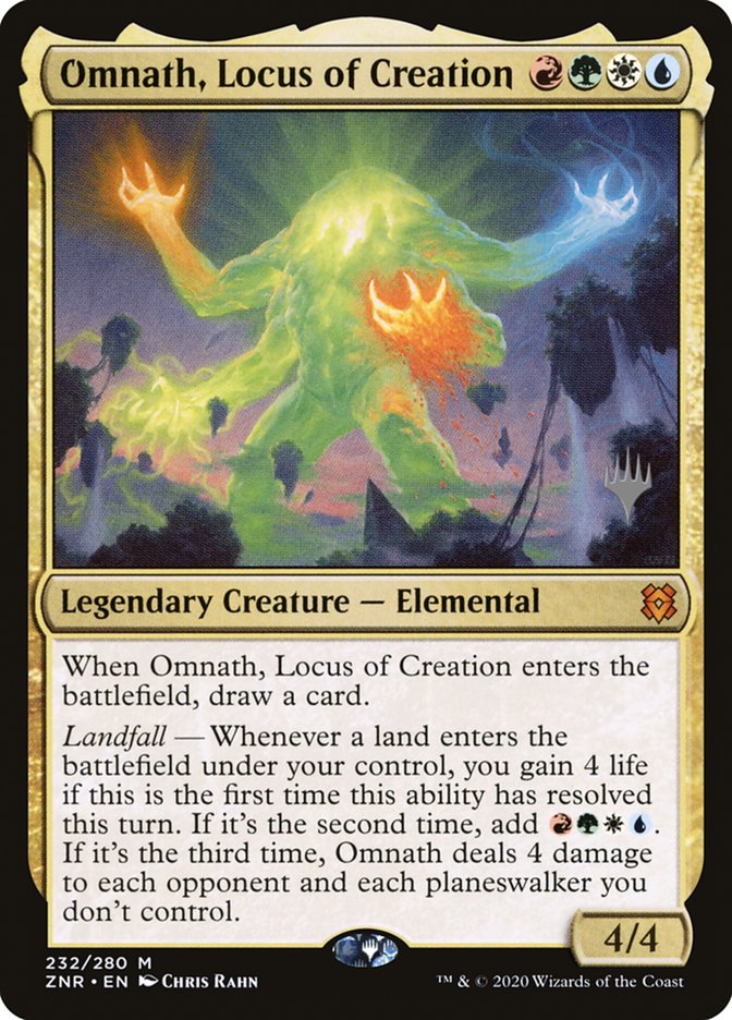 Omnath, Locus of Creation (Promo Pack) [Zendikar Rising Promos] | Gam3 Escape