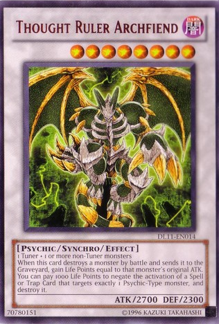 Thought Ruler Archfiend (Red) [DL11-EN014] Rare | Gam3 Escape