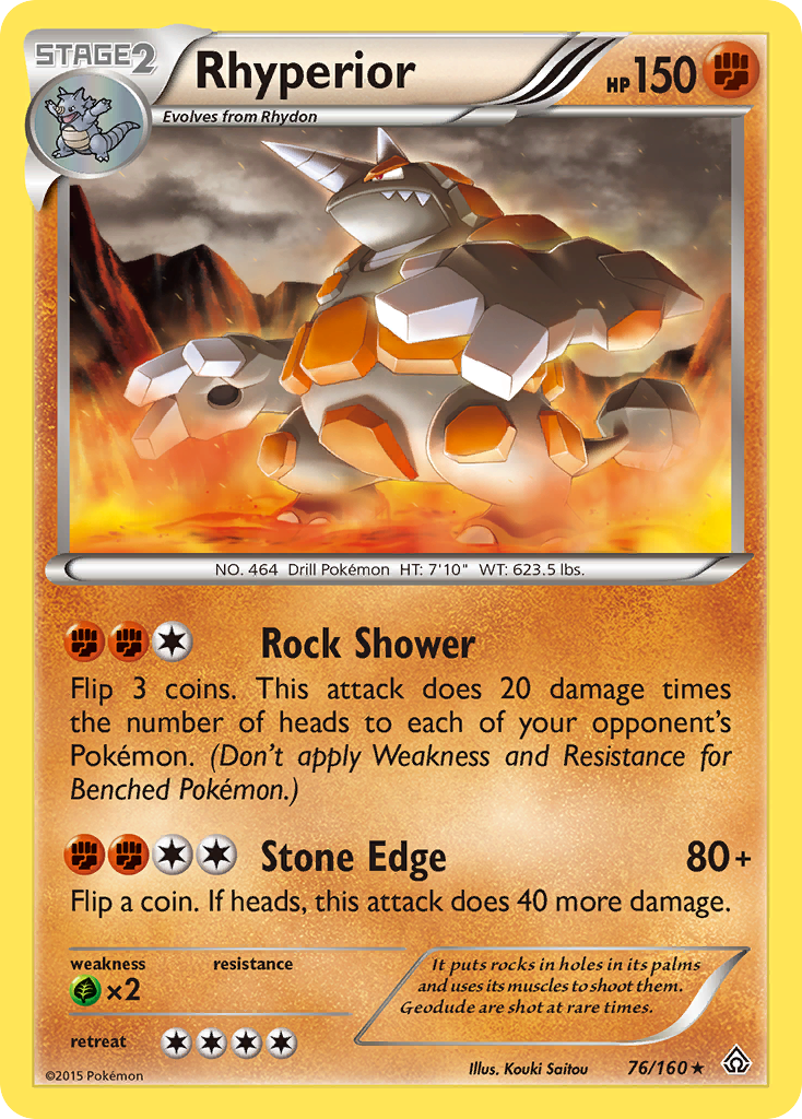 Rhyperior (76/160) [XY: Primal Clash] | Gam3 Escape