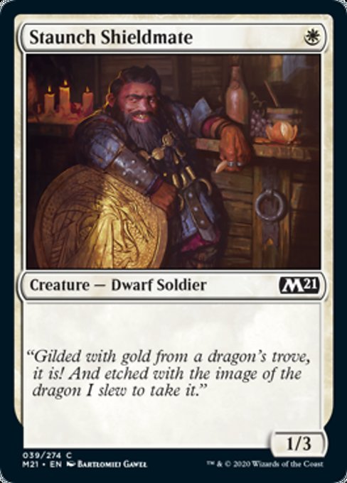 Staunch Shieldmate [Core Set 2021] | Gam3 Escape