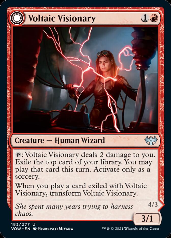 Voltaic Visionary // Volt-Charged Berserker [Innistrad: Crimson Vow] | Gam3 Escape