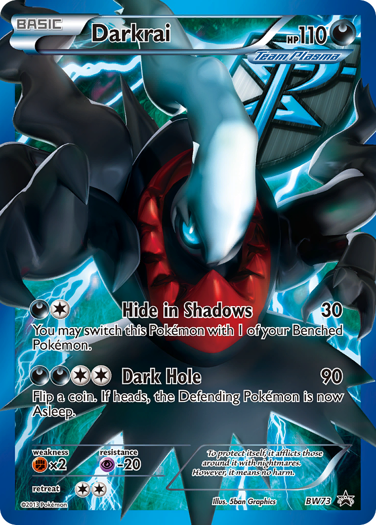 Darkrai (BW73) (Jumbo Card) [Black & White: Black Star Promos] | Gam3 Escape