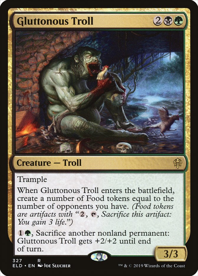 Gluttonous Troll [Throne of Eldraine] | Gam3 Escape