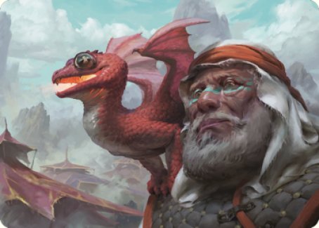 Dragon Whelp Art Card [Dominaria United Art Series] | Gam3 Escape