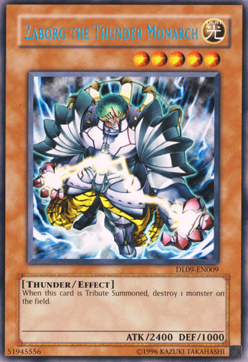 Zaborg the Thunder Monarch (Blue) [DL09-EN009] Rare | Gam3 Escape