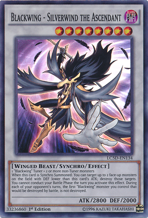 Blackwing - Silverwind the Ascendant [LC5D-EN134] Super Rare | Gam3 Escape