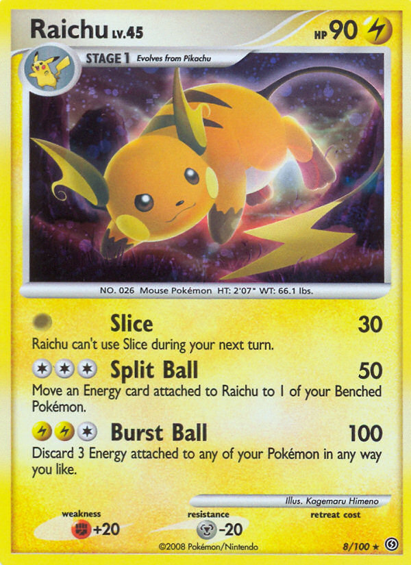 Raichu (8/100) [Diamond & Pearl: Stormfront] | Gam3 Escape