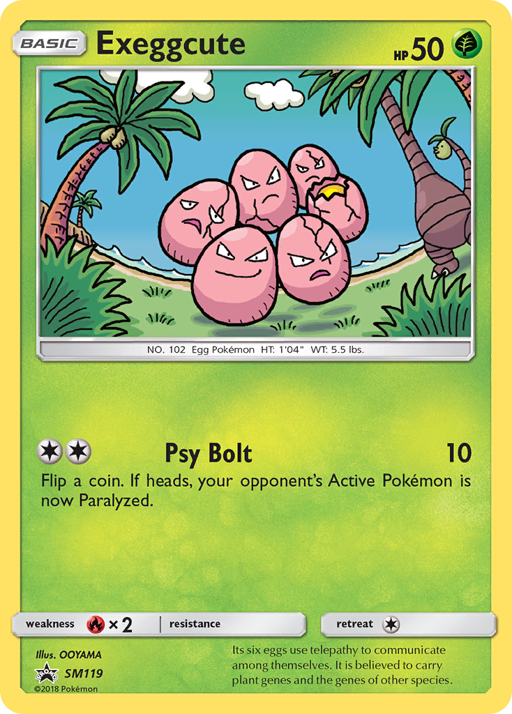 Exeggcute (SM119) [Sun & Moon: Black Star Promos] | Gam3 Escape