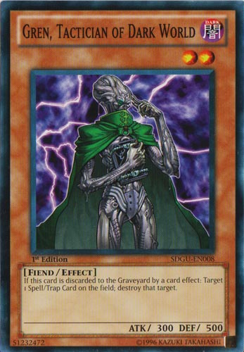 Gren, Tactician of Dark World [SDGU-EN008] Common | Gam3 Escape