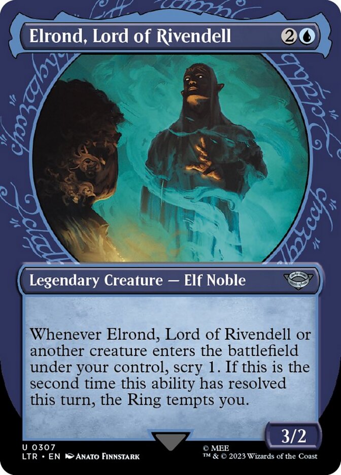 Elrond, Lord of Rivendell (Showcase Ring Frame) [The Lord of the Rings: Tales of Middle-Earth] | Gam3 Escape