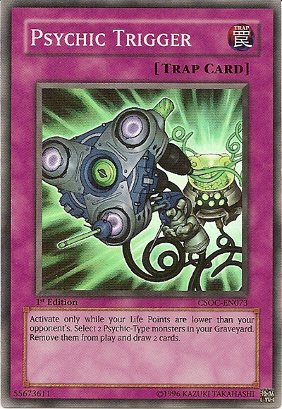 Psychic Trigger [CSOC-EN073] Super Rare | Gam3 Escape