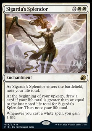 Sigarda's Splendor (Promo Pack) [Innistrad: Midnight Hunt Promos] | Gam3 Escape