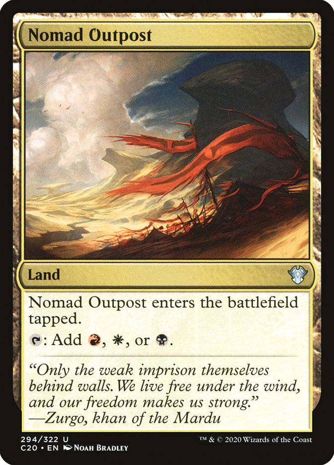 Nomad Outpost [Commander 2020] | Gam3 Escape