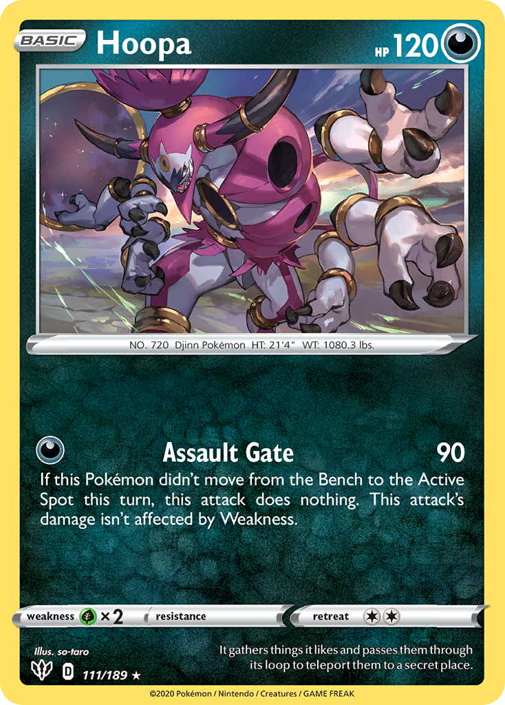 Hoopa (111/189) [Sword & Shield: Darkness Ablaze] | Gam3 Escape