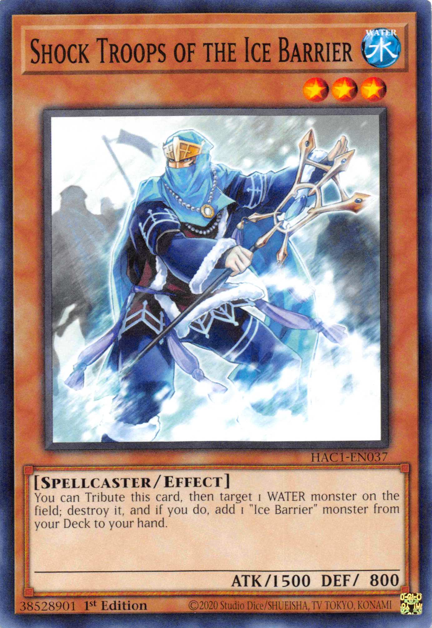 Shock Troops of the Ice Barrier [HAC1-EN037] Common | Gam3 Escape
