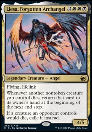 Liesa, Forgotten Archangel (Promo Pack) [Innistrad: Midnight Hunt Promos] | Gam3 Escape