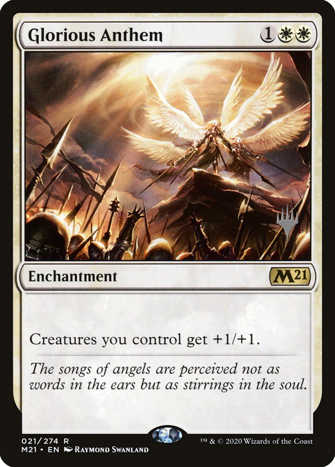 Glorious Anthem (Promo Pack) [Core Set 2021 Promos] | Gam3 Escape