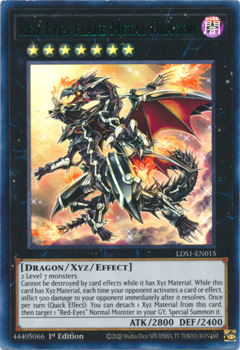 Red-Eyes Flare Metal Dragon (Green) [LDS1-EN015] Ultra Rare | Gam3 Escape
