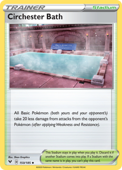 Circhester Bath (150/185) [Sword & Shield: Vivid Voltage] | Gam3 Escape