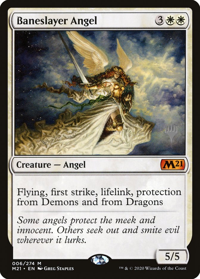 Baneslayer Angel (Promo Pack) [Core Set 2021 Promos] | Gam3 Escape