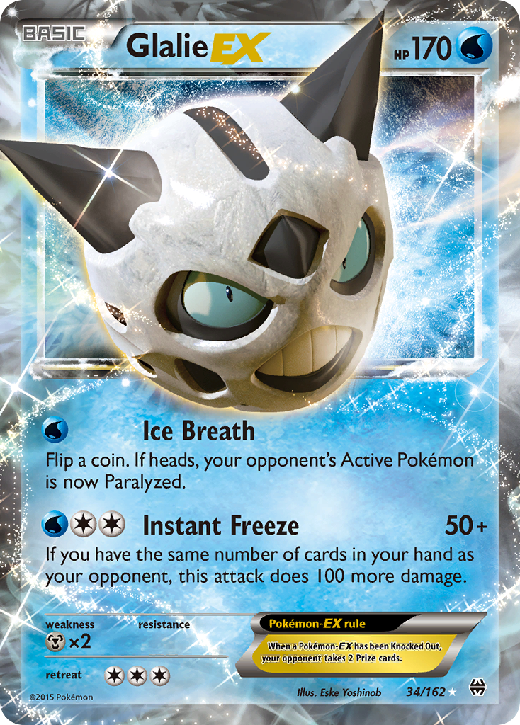 Glalie EX (34/162) [XY: BREAKthrough] | Gam3 Escape