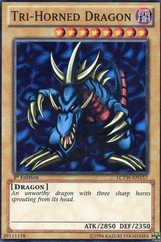 Tri-Horned Dragon [LCYW-EN157] Super Rare | Gam3 Escape