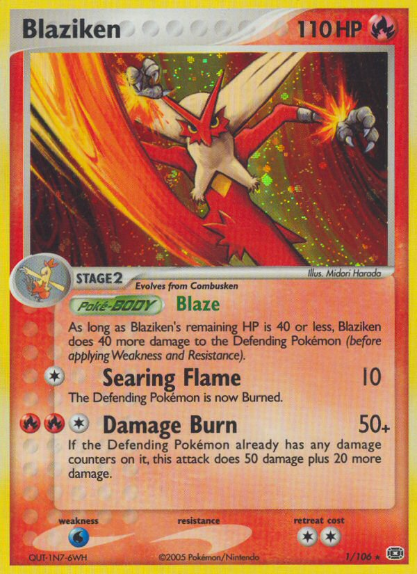 Blaziken (1/106) [EX: Emerald] | Gam3 Escape