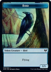 Bird (005) // Soldier Double-sided Token [Kaldheim Commander Tokens] | Gam3 Escape